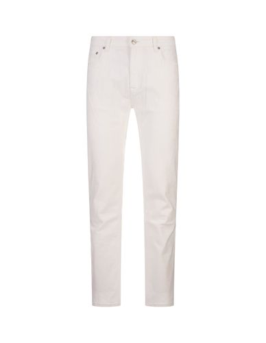 Etro White Jacquard Slim Jeans - Etro - Modalova
