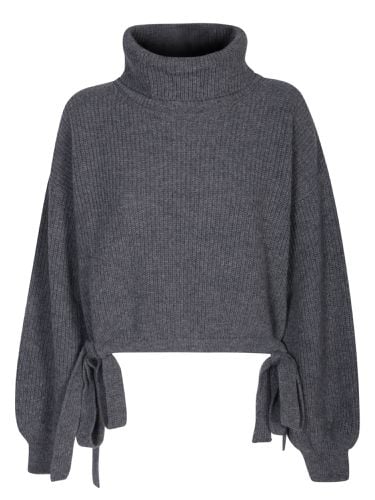 MSGM Cropped Grey Pullover - MSGM - Modalova