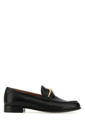 Black Leather Loafers - Valentino Garavani - Modalova