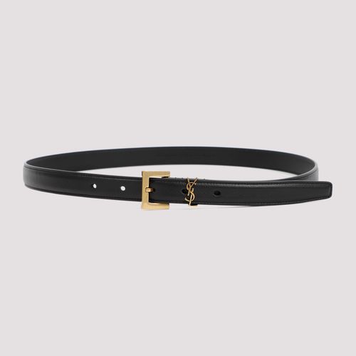 Saint Laurent Belt With Monogram - Saint Laurent - Modalova