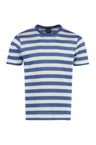 Striped Linen-cotton Blend T-shirt - Paul & Shark - Modalova