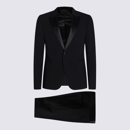 Emporio Armani Black Wool Suit - Emporio Armani - Modalova