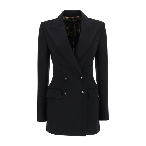 Double-breasted Blazer Jacket - Dolce & Gabbana - Modalova