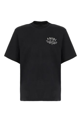 AMIRI Black Cotton T-shirt - AMIRI - Modalova