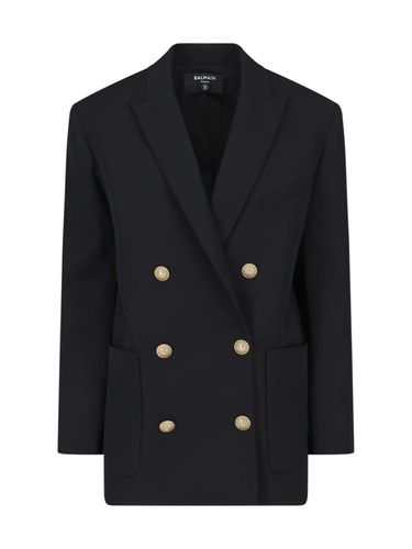 Balmain Double-breasted Blazer - Balmain - Modalova