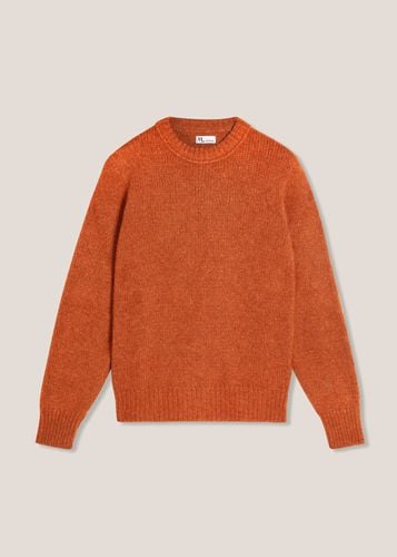 Aappio Orange Wool And Alpaca Sweater - doppiaa - Modalova