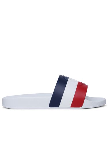 Basile White Rubber Slippers - Moncler - Modalova