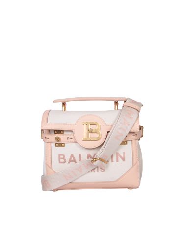 Cream B-buzz 23 Canvas Bag With Logo - Balmain - Modalova