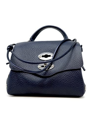 Z0565 Postina Sbaby Daily Night Navy Savoia Leather Bag - Zanellato - Modalova