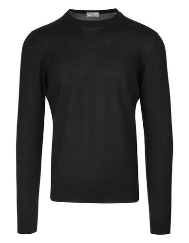 Round Neck Pullover In Cashmere And Silk - Fedeli - Modalova