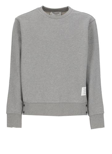 Sweatshirt With Tricolor Inlay - Thom Browne - Modalova