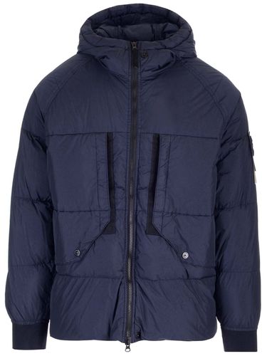 Garment Dyed Crinckle Reps Down Jacket - Stone Island - Modalova