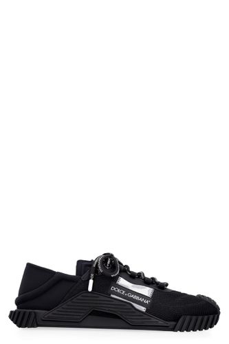 Ns1 Leather And Fabric Low-top Sneakers - Dolce & Gabbana - Modalova