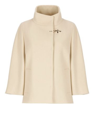 Fay High Neck Toggle Lock Jacket - Fay - Modalova