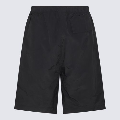 Marcelo Burlon Black Track Shorts - Marcelo Burlon - Modalova