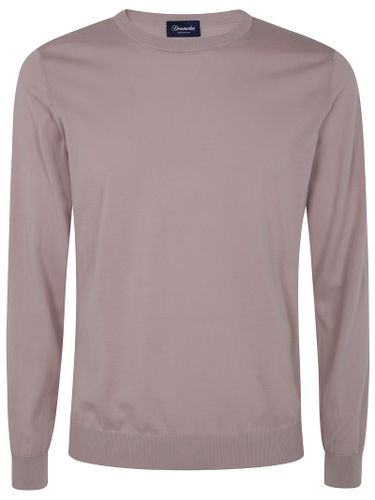 Long Sleeves Round Neck Sweater - Drumohr - Modalova