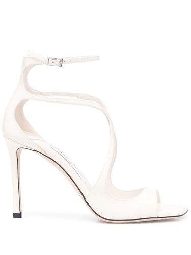 Azia Sandals In Milk Patent Leather - Jimmy Choo - Modalova