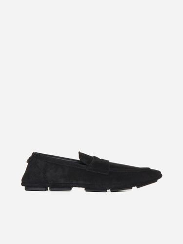 Suede Driver Loafers - Dolce & Gabbana - Modalova