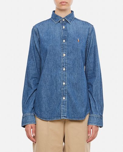 Long Sleeve Button Front Shirt - Polo Ralph Lauren - Modalova