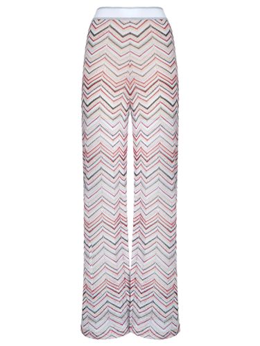 Missoni Trousers In Zigzag Knit - Missoni - Modalova