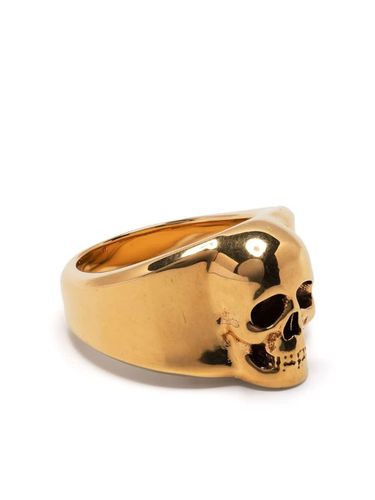 Antiqued Skull Seal Ring - Alexander McQueen - Modalova