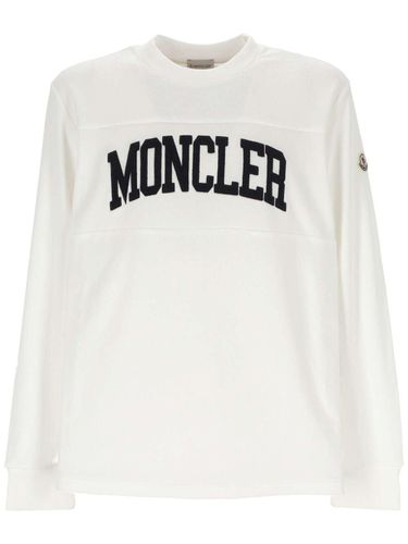 Logo Patch Crewneck Sweatshirt - Moncler - Modalova