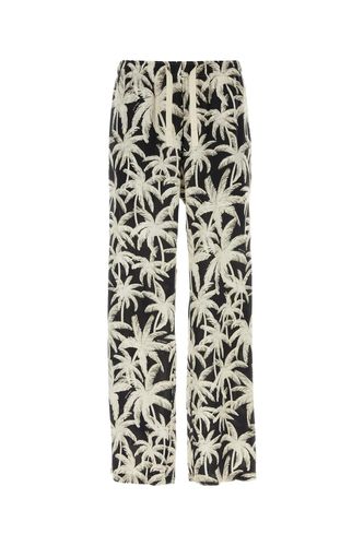 Printed Viscose Pyjama Pant - Palm Angels - Modalova