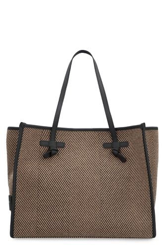 Marcella Herringbone Fabric Tote - Gianni Chiarini - Modalova