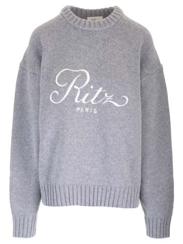 X Ritz Paris Logo Embroidered Knit Jumper - Frame - Modalova