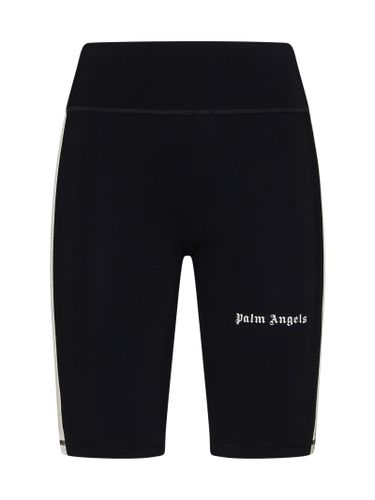 Track Cycling Bermuda Shorts - Palm Angels - Modalova