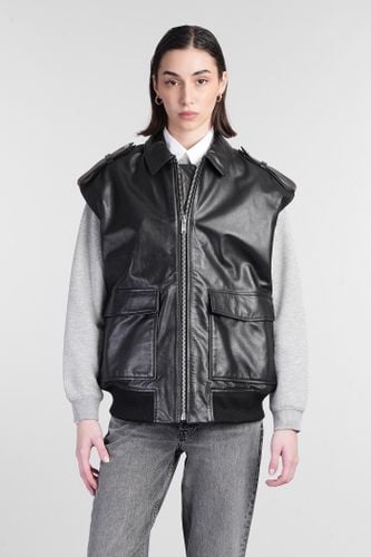 Sonnie Vest In Leather - Anine Bing - Modalova