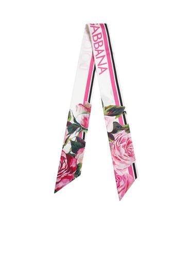 Floral Printed Scarf - Dolce & Gabbana - Modalova