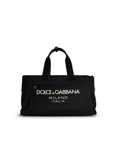 Black Nylon Duffel Bag - Dolce & Gabbana - Modalova