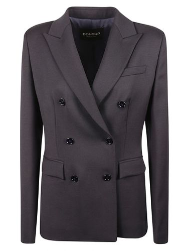 Double-breasted Slim Plain Dinner Jacket - Dondup - Modalova