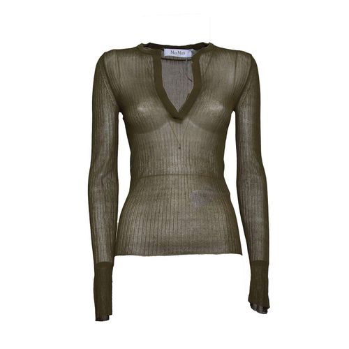 Max Mara V-neck Long-sleeved Top - Max Mara - Modalova