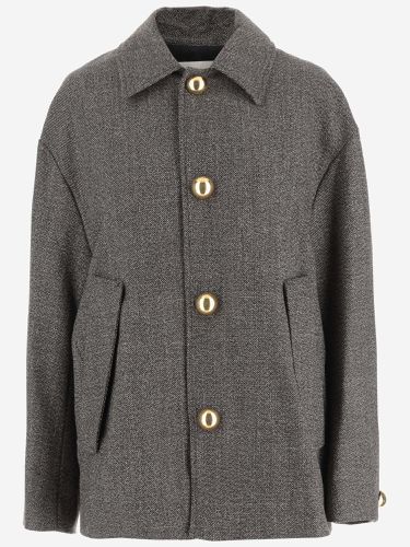 Wool Blend Jacket - Ami Alexandre Mattiussi - Modalova