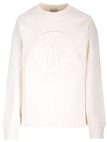 Sweatshirt With Embroidered Logo - Moncler - Modalova