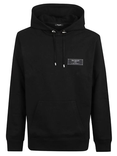 Balmain Pierre Label Hoodie - Balmain - Modalova