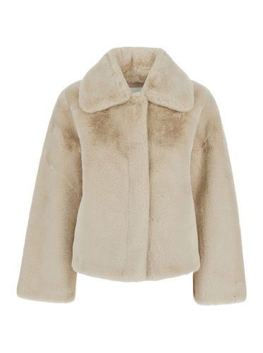 Elis Jacket With Collar In Eco Fur Woman - Apparis - Modalova