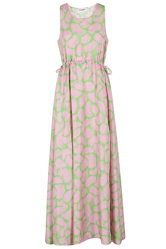 Flowers Silk Maxi Length Dress - Essentiel Antwerp - Modalova