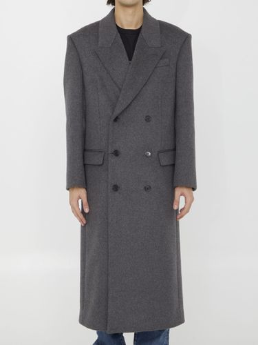 Saint Laurent Wool Coat - Saint Laurent - Modalova