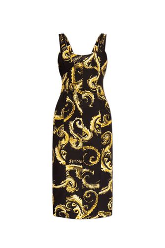 Pattern-print Sleeveless Midi Dress - Versace Jeans Couture - Modalova