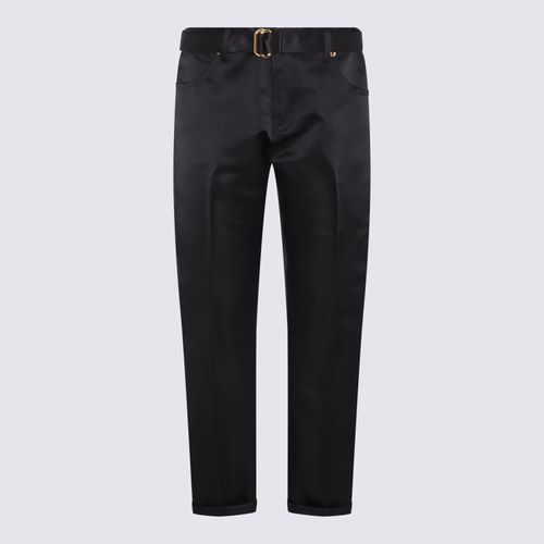 Tom Ford Black Silk Pants - Tom Ford - Modalova