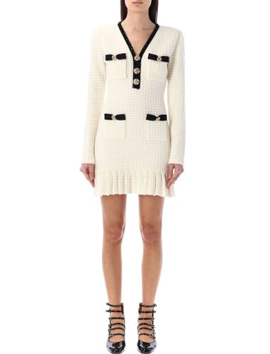 Textured Knit Mini Dress - self-portrait - Modalova