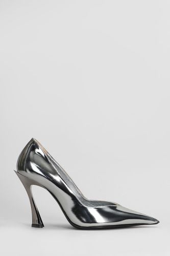 Mugler Pumps In Silver Leather - Mugler - Modalova