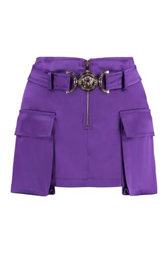 Versace Cargo Mini Skirt - Versace - Modalova
