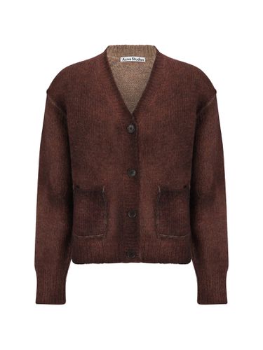 Sprayed Finish V-neck Cardigan - Acne Studios - Modalova