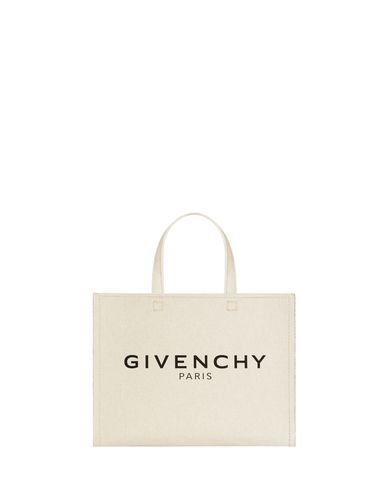 Small G-tote Bag In Natural Beige Canvas - Givenchy - Modalova