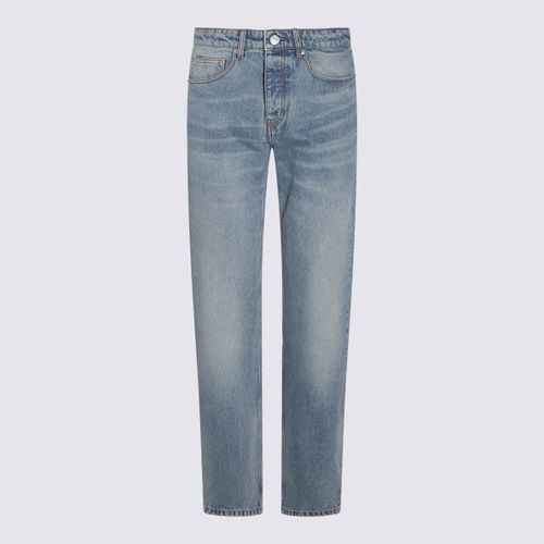 Blue Cotton Denim Jeans - Ami Alexandre Mattiussi - Modalova