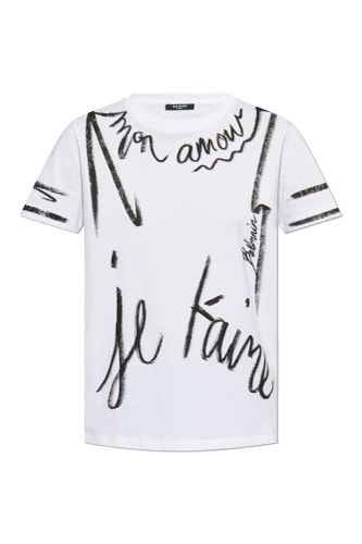 Balmain Printed T-shirt - Balmain - Modalova